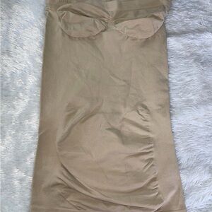 Stretch Sculpting Slip Dress - Nude